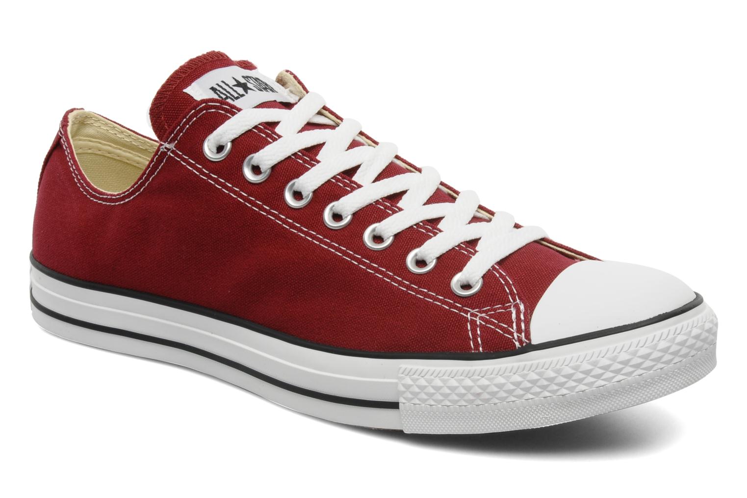converse bordeau haute