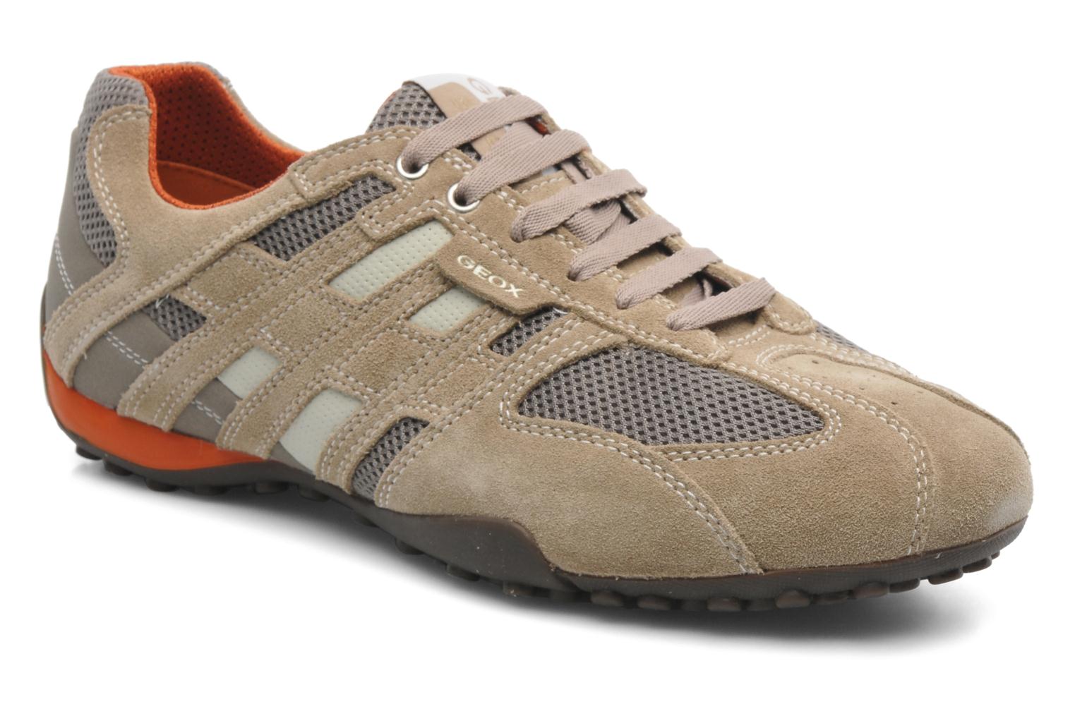 Geox sneakers uomo snake u4207k beige dk orange n 40 Geox sneakers uomo snake u4207k beige dk orange n 40