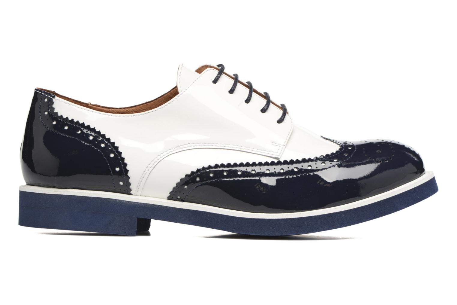 Marques Chaussure femme Made by SARENZA femme Busy Girl Chaussures à Lacets #3 Verniz marine + Verniz blanc Marques Chaussure femme Made by SARENZA femme Busy Girl Chaussures à Lacets #3 Verniz marine + Verniz blanc