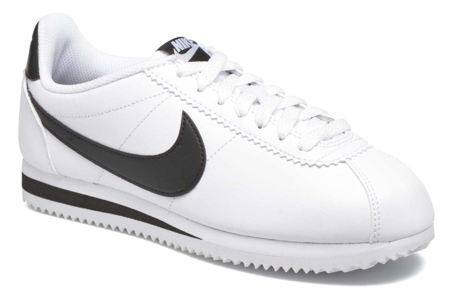 cortez blanche cuir