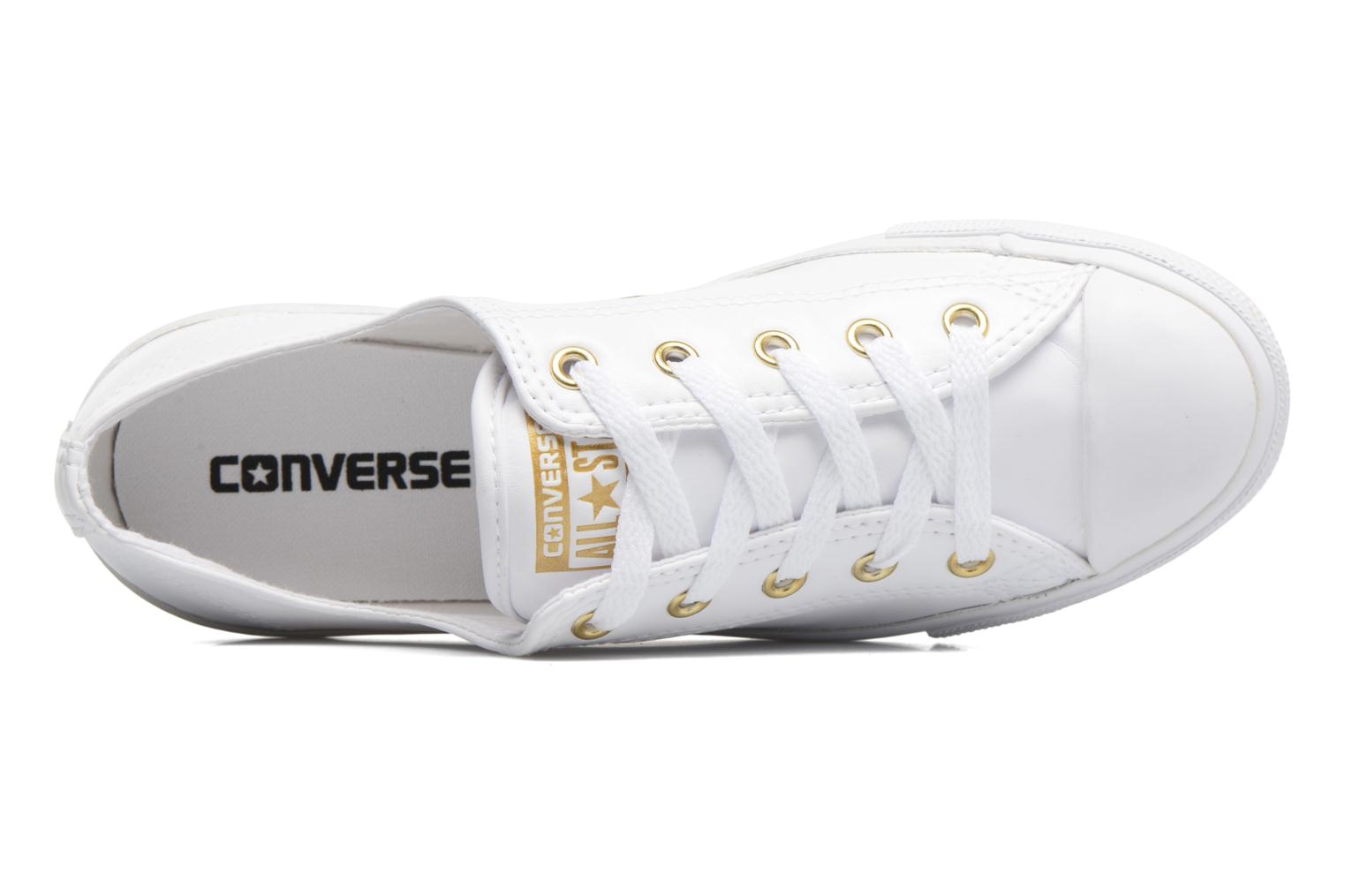 Converse Chuck Taylor All Star Dainty Ox Craft Sl White Trainers Chez Sarenza 289401 5919