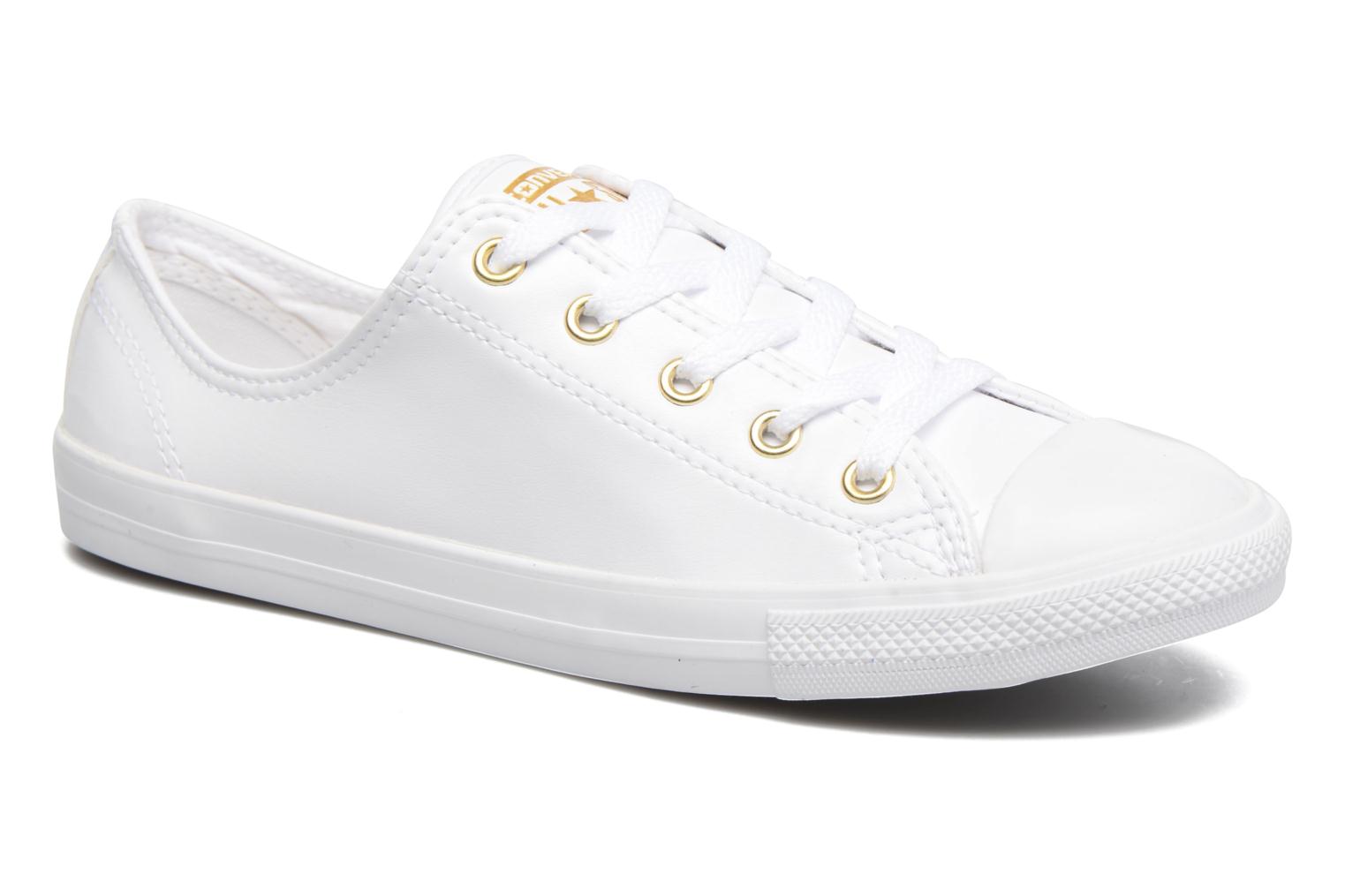 Converse Chuck Taylor All Star Dainty Ox Craft Sl White Trainers Chez Sarenza 289401 4698