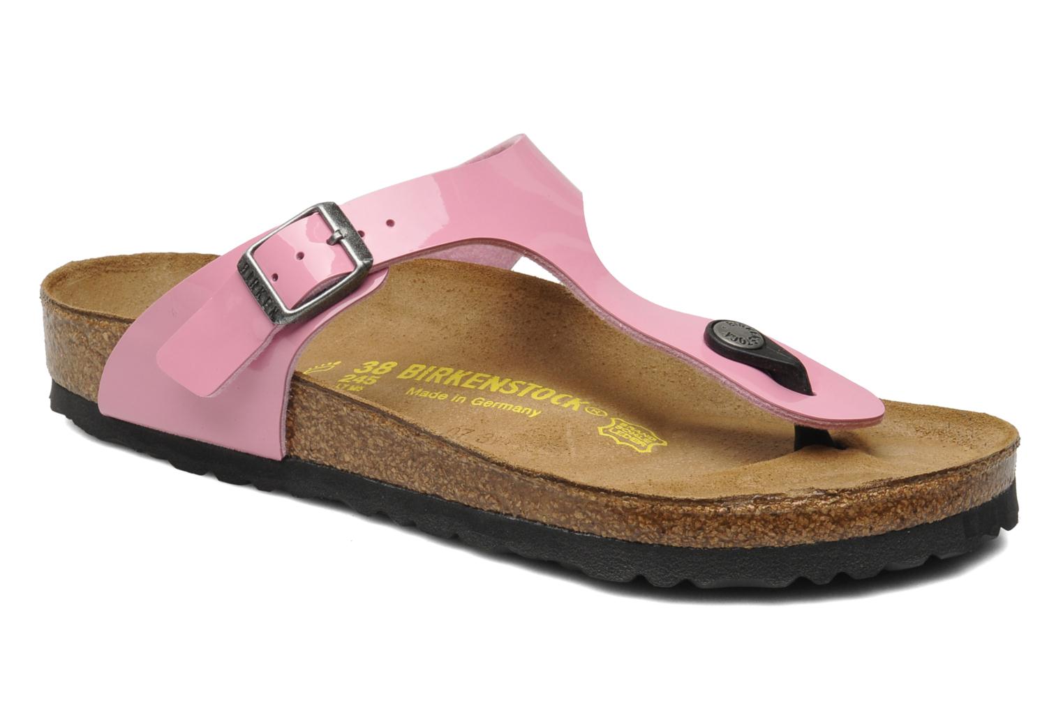 Birkenstock Gizeh Flor W (Pink) - Sandals chez Sarenza (183677)