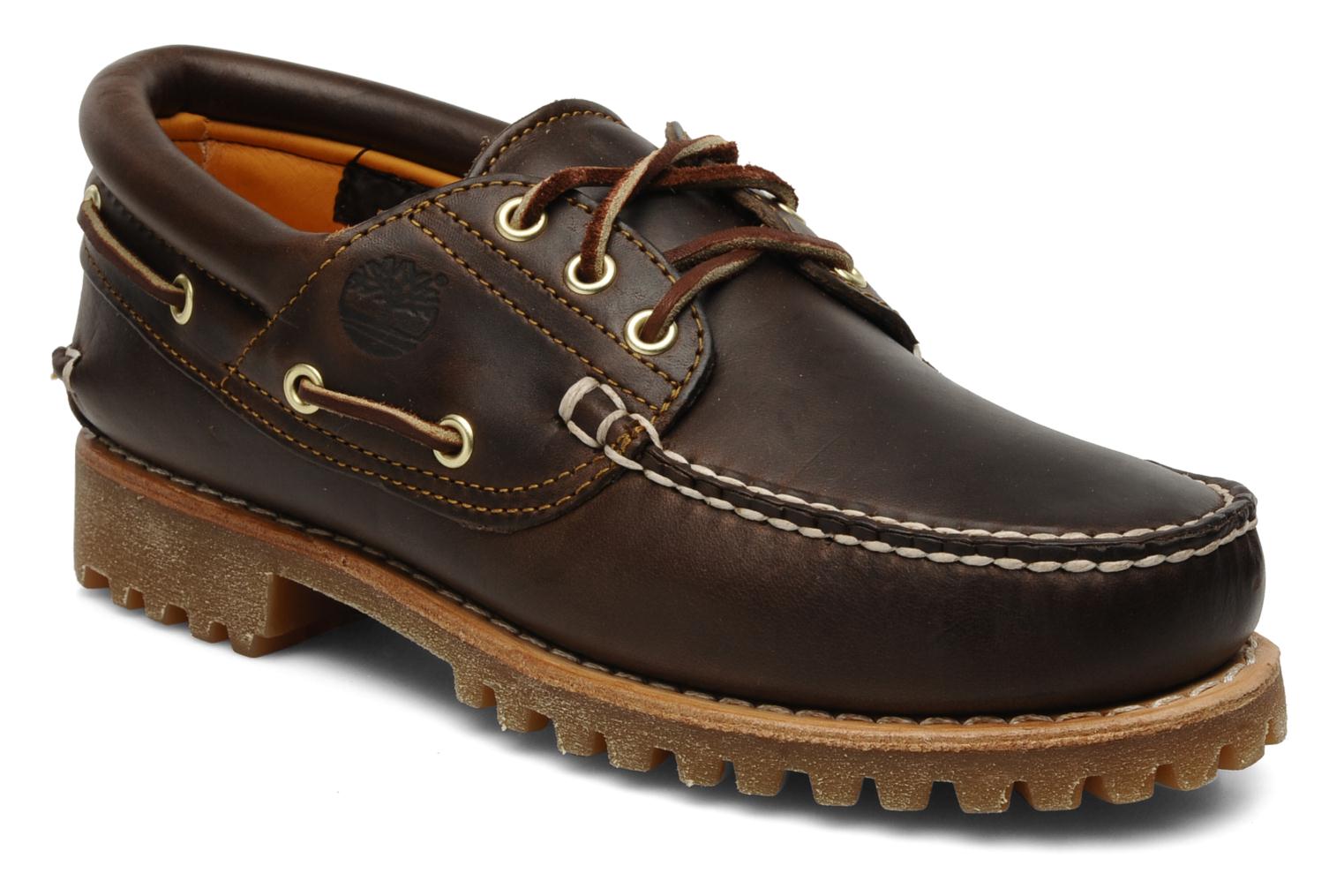 Timberland 3 Eye Classic Lug (Brown) - Lace-up shoes chez Sarenza (119723)