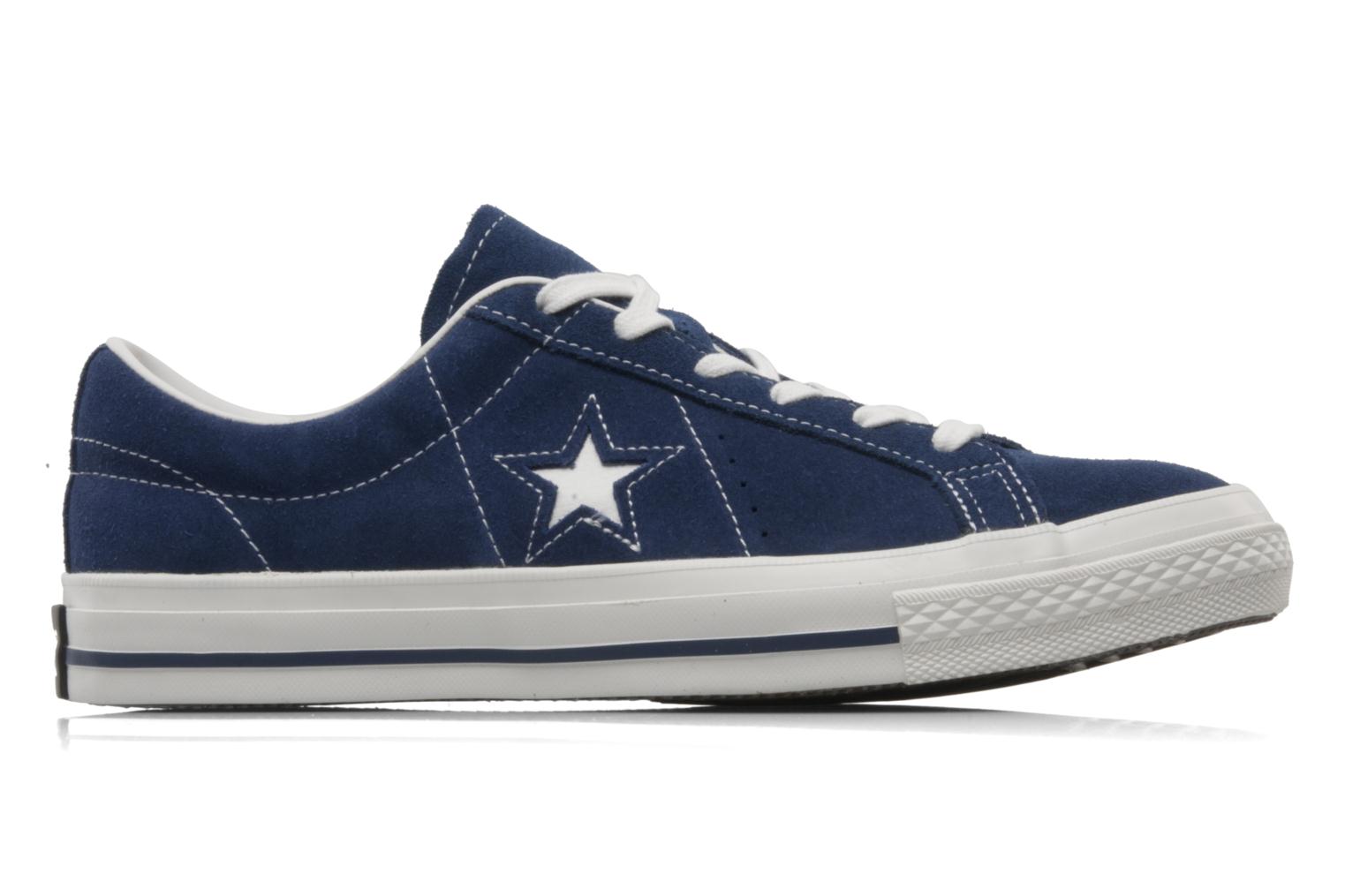 Converse One Star Classic 74 Suede Ox M Trainers in Blue at Sarenza.co ...