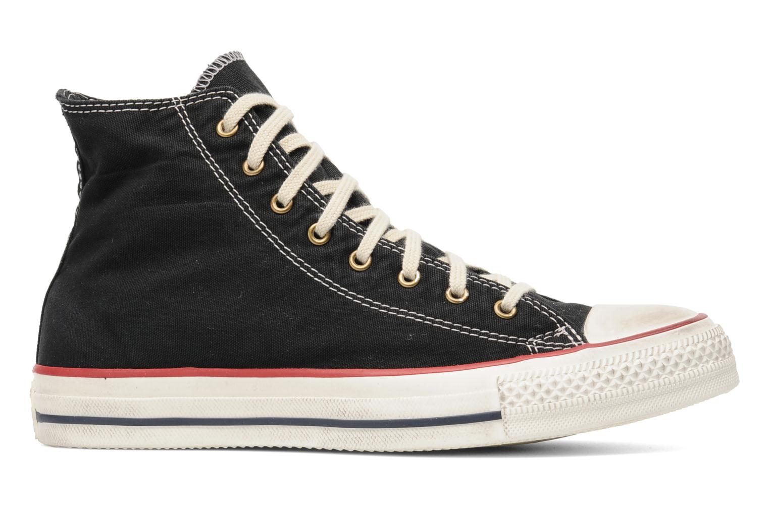 Converse Chuck Taylor All Star Well Worn Canvas Hi M Trainers in Black ...